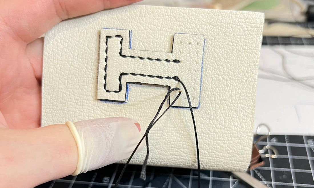 leather stitching